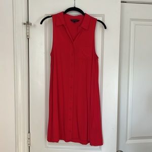 Banana Republic Pink Sleeveless Shift Dress